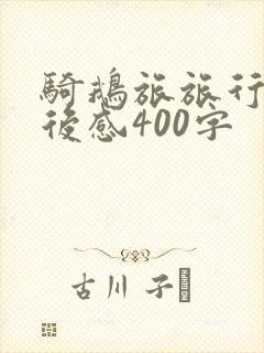 骑鹅旅旅行记读后感400字