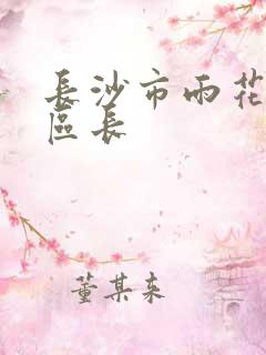 长沙市雨花区副区长
