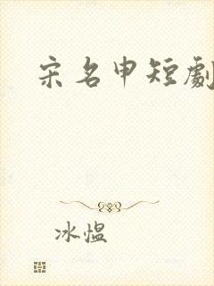 宋名申短剧