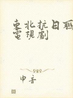 东北抗日联军的电视剧