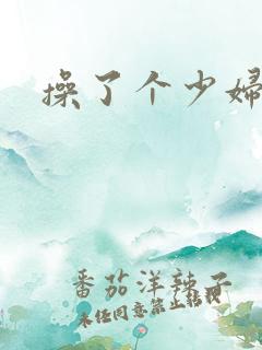 操了个少妇