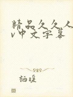 精品久久人妻av中文字幕