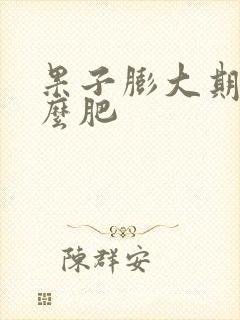 果子膨大期施什么肥