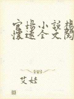 官场小说杨剑陆怀远全文阅读