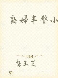 熟妇丰臀小说