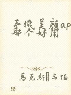 手机美颜app哪个好用