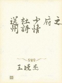 送杜少府之任蜀州诗情