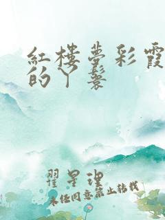 红楼梦彩霞是谁的丫鬟