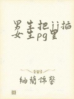 男生把jj插在女生pg里