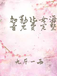 加勒比女海盗观看免费完整版高清