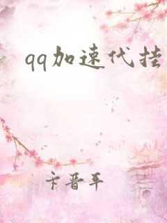 qq加速代挂