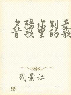 夕阳你别走是哪首歌里的歌词
