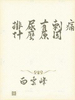 排尿有刺痛感是什么原因 排尿有刺痛感是什么原因