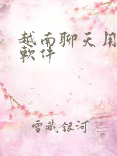 越南聊天用什么软件
