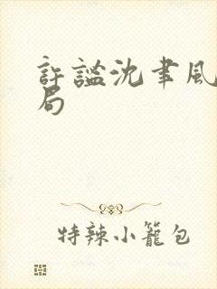许谧沈聿风大结局