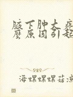 腋下肿大疼痛什么原因引起的 腋下肿大疼痛什么原因引起的