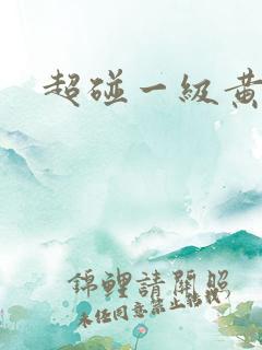 超碰一级黄色
