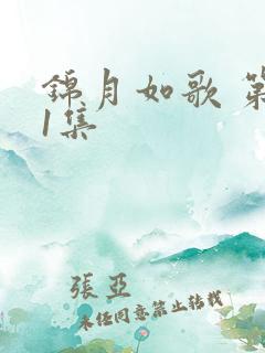 锦月如歌 第11集 锦月如歌 第11集
