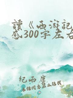 读《西游记》有感300字左右