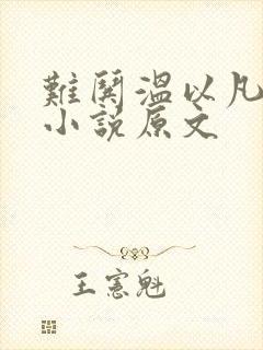 难哄温以凡桑延小说原文