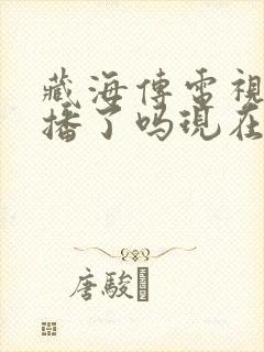 藏海传电视剧开播了吗现在免费观看