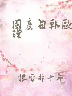 国产日韩欧美伦理