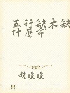 五行缺木缺火是什么命