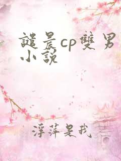 谴晨cp双男主小说