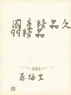 国产精品久久久99精品