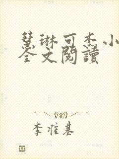 慧琳可杰小阿姨全文阅读