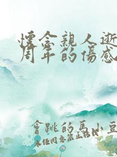 怀念亲人逝世一周年的伤感句子