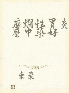 糜烂性胃炎用什么中药好