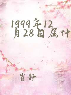 1999年12月28日属什么生肖 1999年12月28日属什么生肖