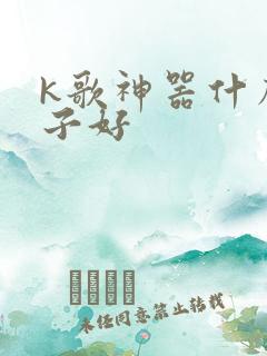 k歌神器什么牌子好