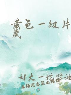 黄色一级片18岁
