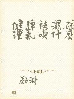 健脾祛湿,疏肝理气吃什么药