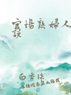 官场熟妇人妻小说
