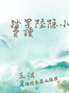 踏星陆隐小说免费读 踏星陆隐小说免费读