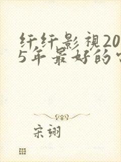 纤纤影视2025年最好的电视剧