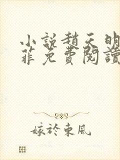 小说赵天明李菲菲免费阅读