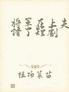 将军在上夫人知错了短剧