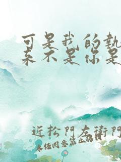 可是我的执着从来不是你是什么歌