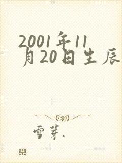 2001年11月20日生辰八字算命