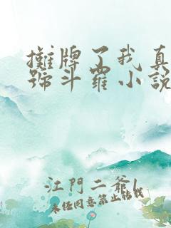 摊牌了我真是封号斗罗小说