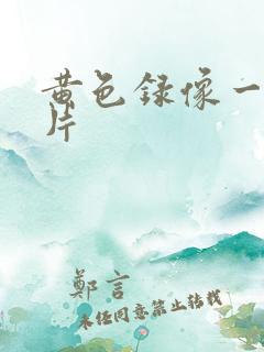 黄色录像一级片片