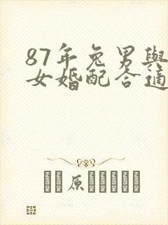 87年兔男与蛇女婚配合适吗