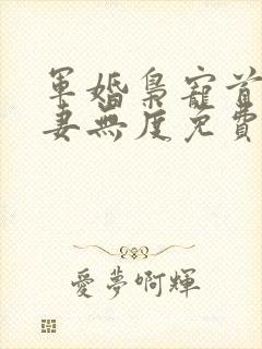 军婚枭宠首长宠妻无度免费阅读 军婚枭宠首长宠妻无度免费阅读