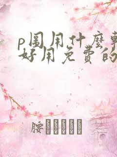 p图用什么软件好用免费的