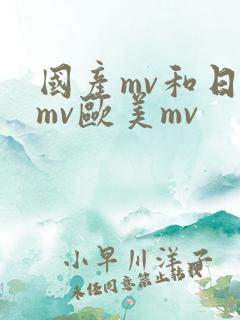 国产mv和日韩mv欧美mv