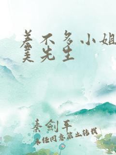 差不多小姐和完美先生